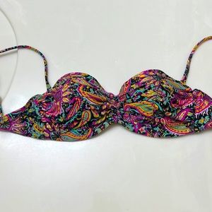 Mosaic Billabong bikini top size small